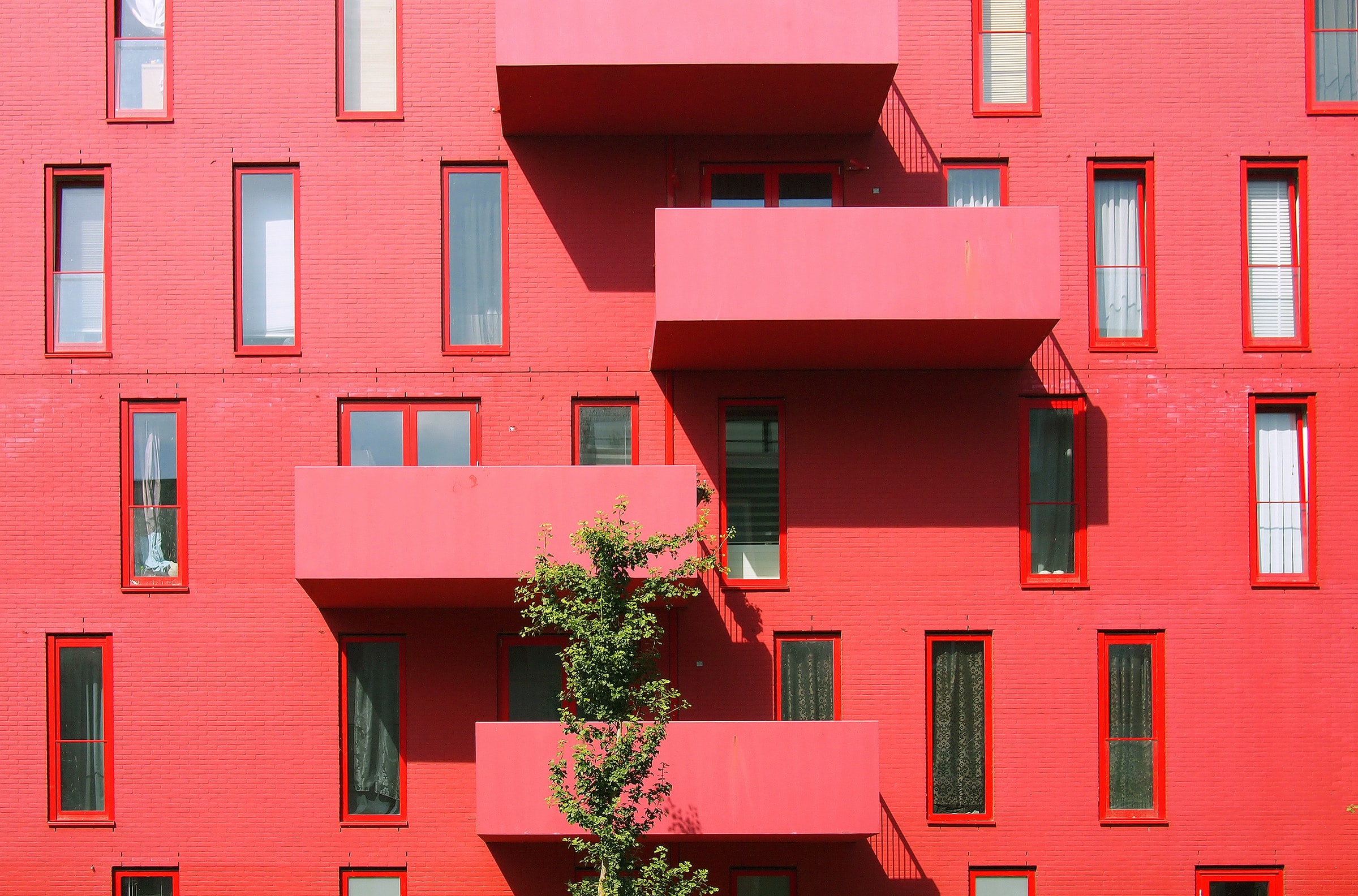 Hypotheek Flat Rood Balkons